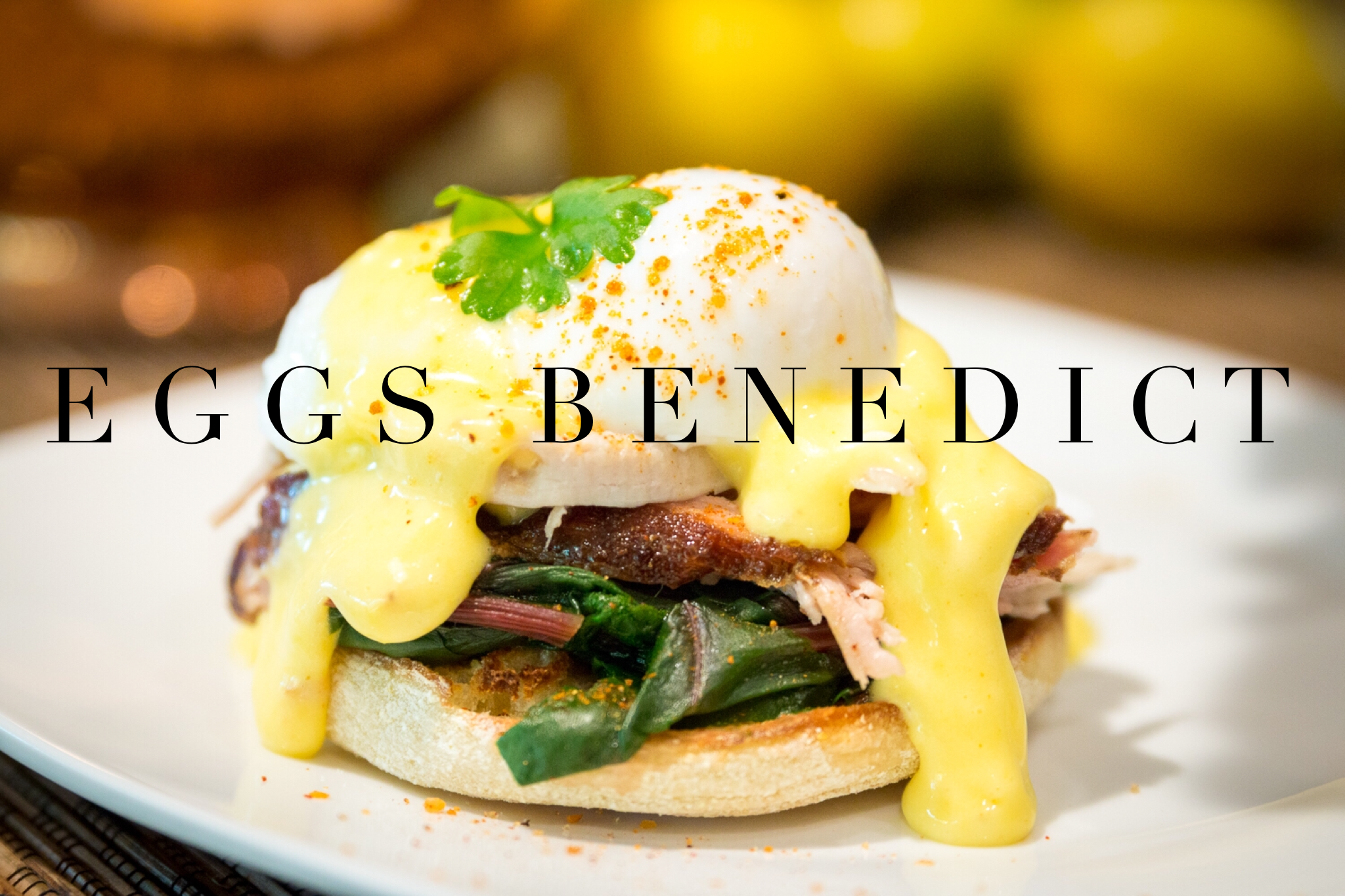 Eggs Benedict Sandwich